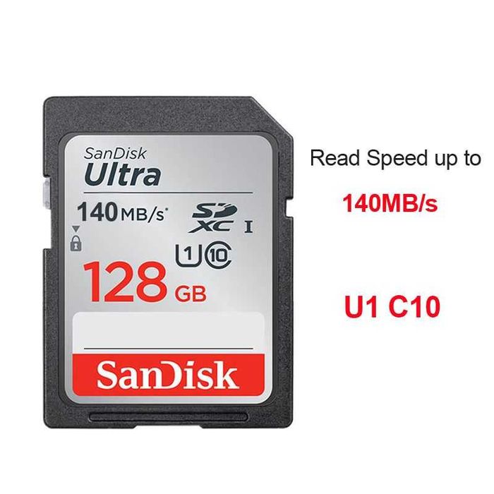 Карты памяти SanDisk Ultra SDHC /Флешка для фотоаппарата/Доставка 24/7