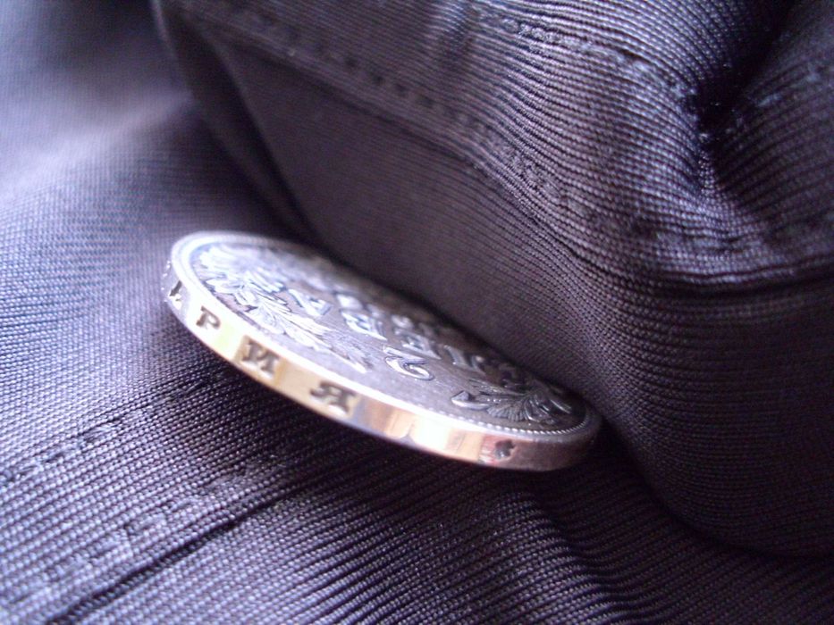 Стара сребърна монета 2 лева 1916г. - Цар Фердинанд I Български