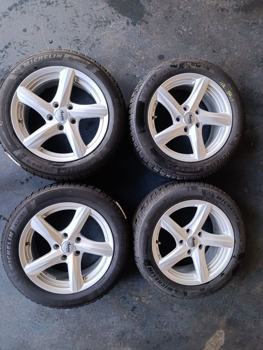 Jante aliaj VW Skoda Seat 16'' cu anvelope de iarnă 2022