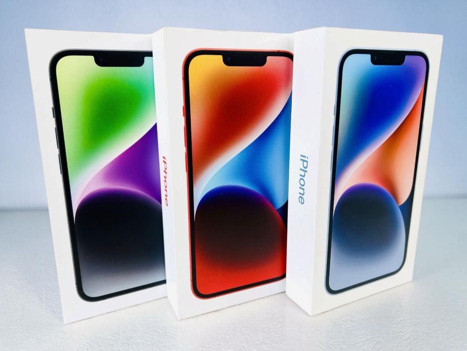 НОВ! Apple iPhone 14 128GB Midnight / Starlight / Blue / Red Гаранция!