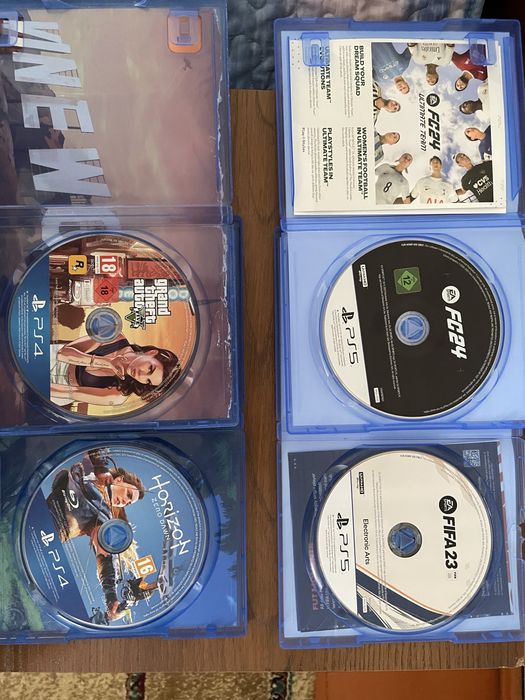 Игры на ps4 и ps5 Fifa 23 , Fc 24 , Gta 5 , Horizen zero dawn