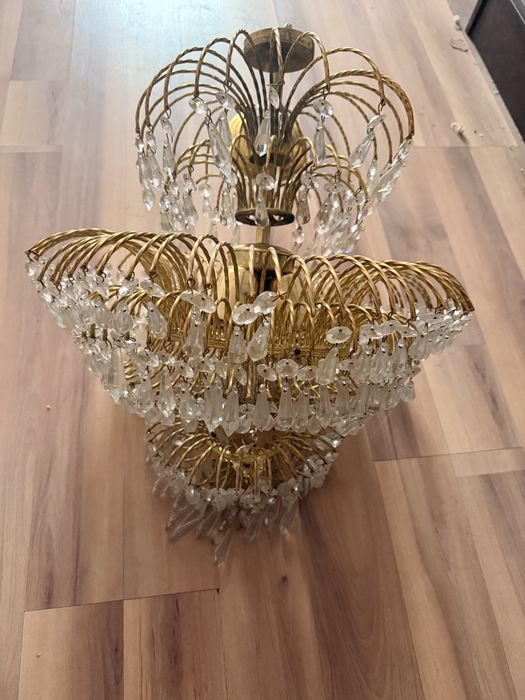 Посуда люстра хрусталь