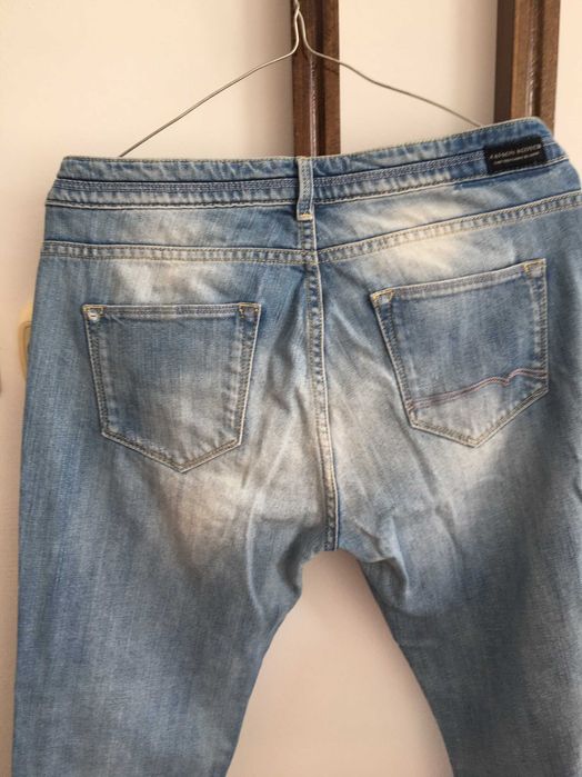 Дамски дънки,  MAISON SCOTCH,  цвят бледо син ,  модел   леко SLIM