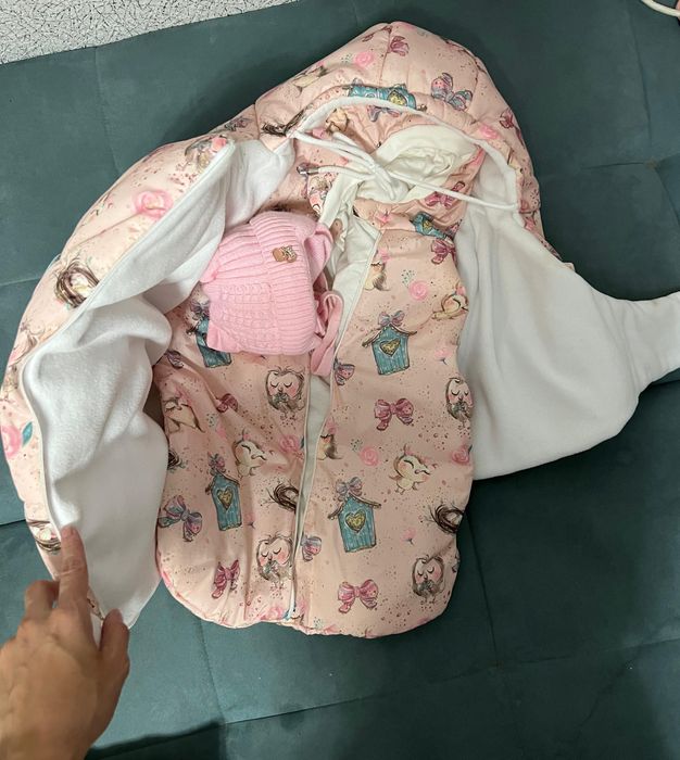 Конверт зимний, для девочки