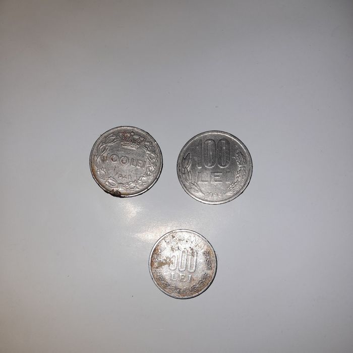 Monede 100 lei 1993 si 1943