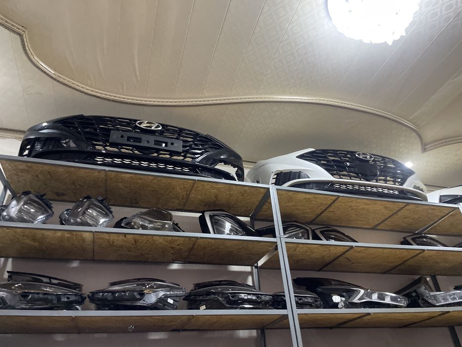 Hyundai Kia Byd va Mercedes Бампер экран фара туманка капот багач  бор