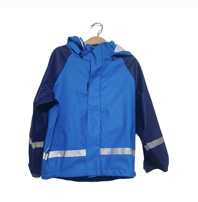 Geacă ploaie 110–116 (5–6 ani), unisex, albastru și bleumarin