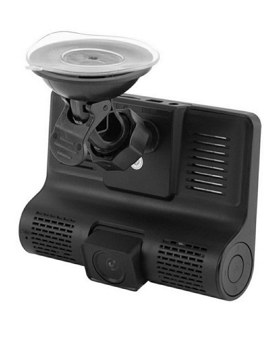 Camera video auto WDR tripla DVR Full HD 1080P 4 inch negru