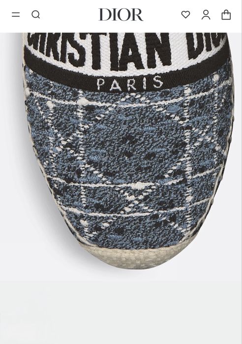 DIOR Оригинални Еспадрили, купени за 1329лв, продават се за 629лв,Нови