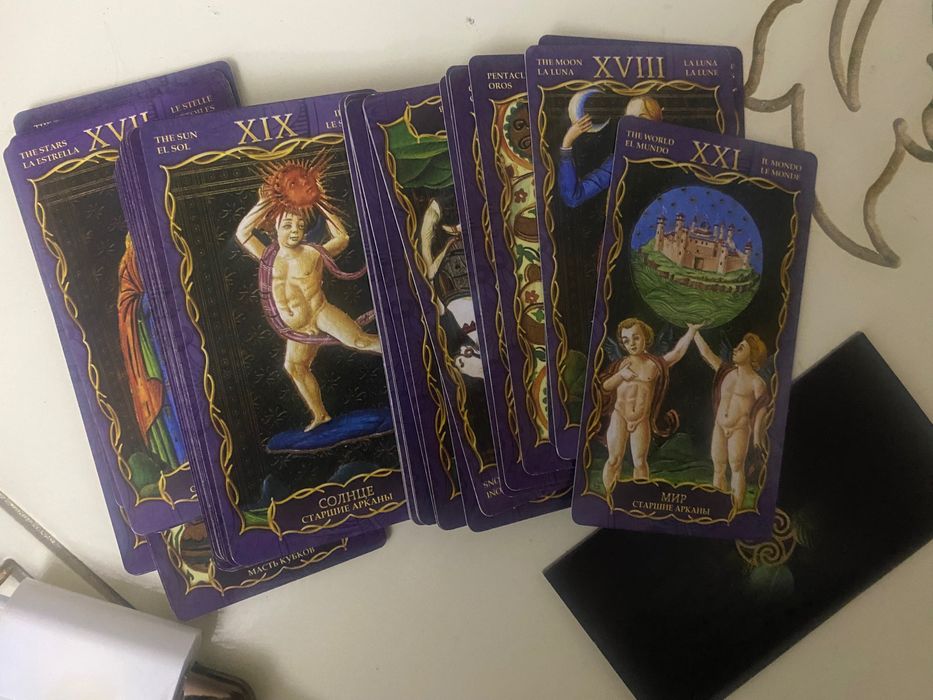 Карты ТАРО Висконти Сфорца новые