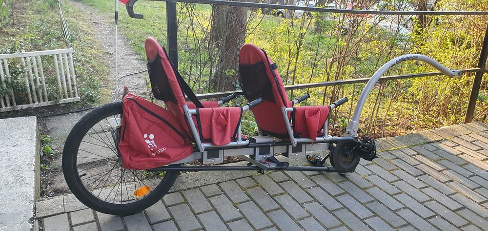 Remorca de copii pentru bicicleta Weehoo