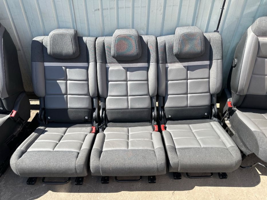 Interior complet piele + textil Citroen C5 Aircross 2020 2021 2022 Europa Scaune Fata / Bancheta Spate / Fete de Portiera / Cotiera / Plasticuri
