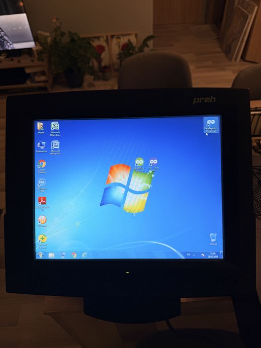 POS монитор и компютър