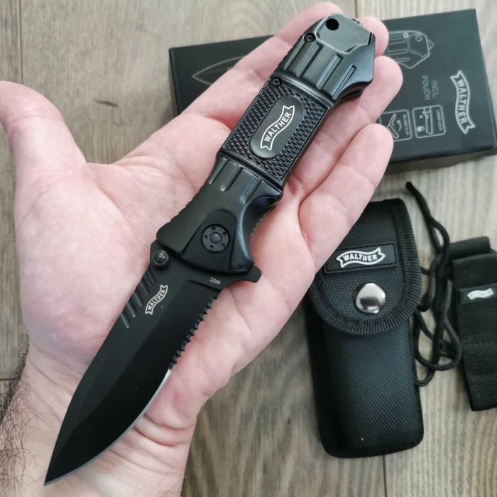 Сгъваем нож Walther BTK  с калъф Black Tac Knife