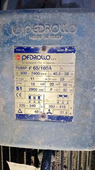 Продаётся насос pedrollo F65 160A