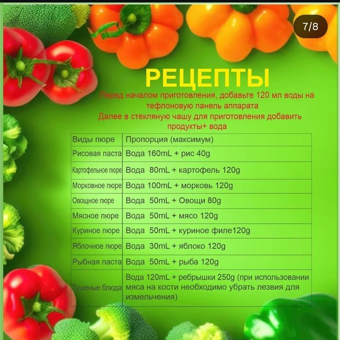 Блендер - пароварка MUM MAM