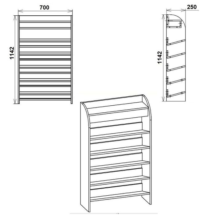 Нова! Поставка за обувки Компанит ТО-10