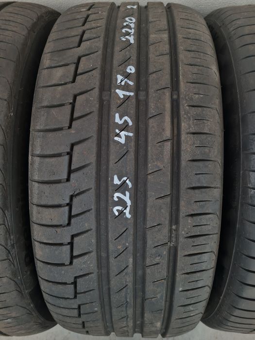 Летни гуми 4 броя Спорт П.  CONTINENTAL  PremiumContact6 245 40 R17 225 45 R17 дот 2220