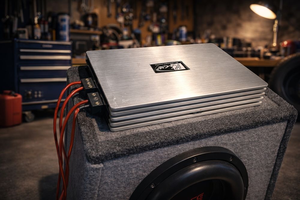 Сабвуфер edge и усилитель kick QS1600