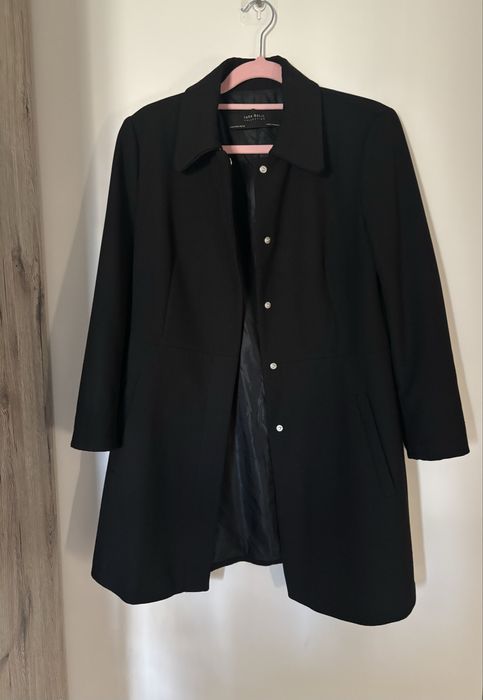 Palton Zara - negru - Maroc - lungime 81 cm - impecabil - M/38