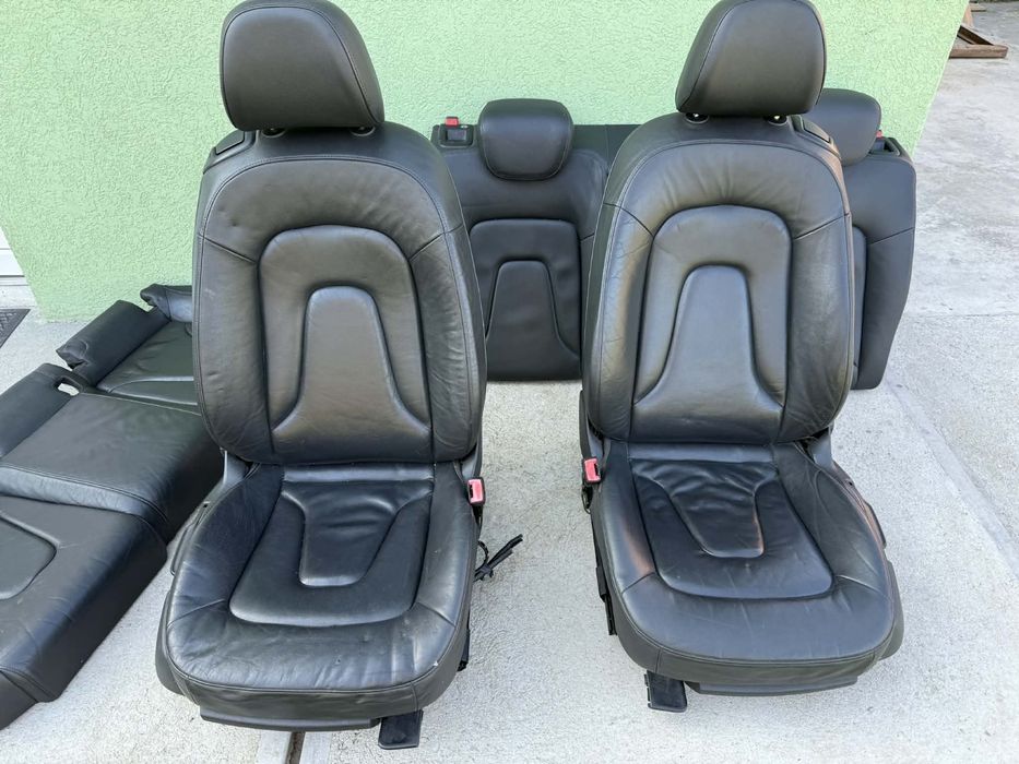 Vand scaune si bancheta de piele pentru audi a5