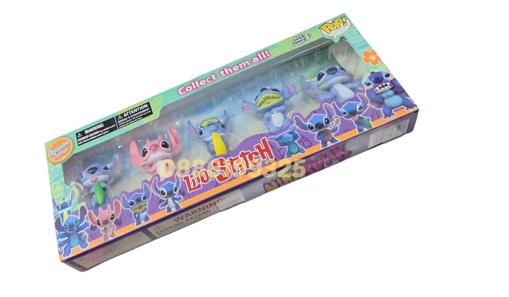 5 броя Фигурки Лило и Стич, Funko Pop Фигурки Lilo and Stitch