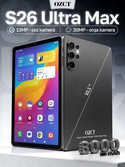 Планшет OZCT S26ULTRA MAX, мощность, качество и удобство