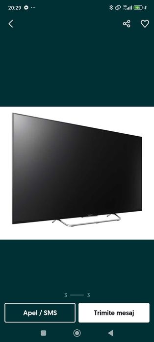 TV Sony Bravia Smart 55XE 7096 4K