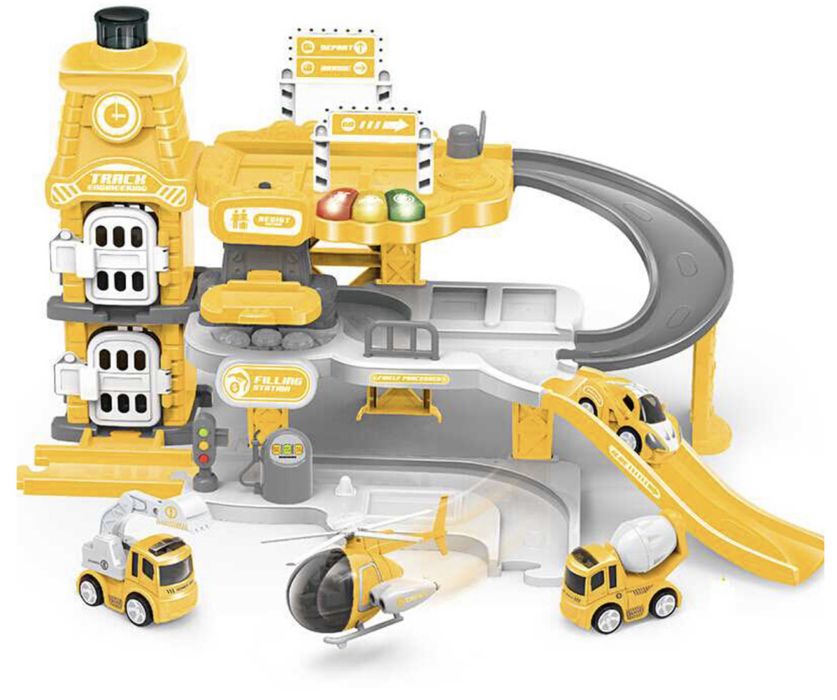 Авто трек. Машинки и стоянки