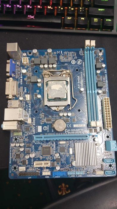 Материнская плата H61 + intel i5-3570