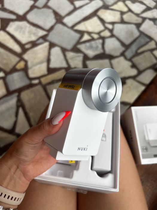 Смарт ключалка Nuki Smart Lock 4th generation Pro, Бяла