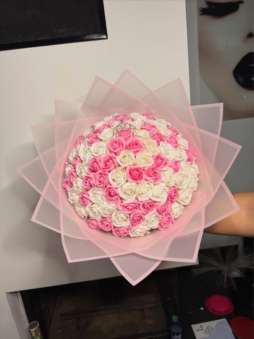 Buchet trandafiri de sapun