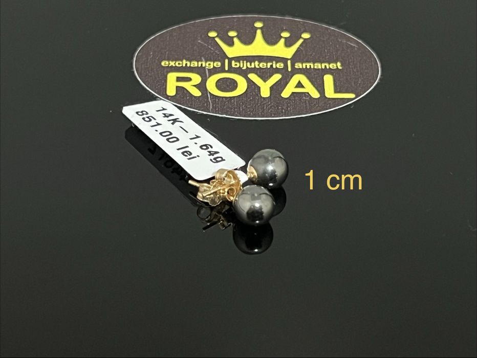 Bijuteria Royal CB : Cercei dama aur 14K 585 1,64 grame