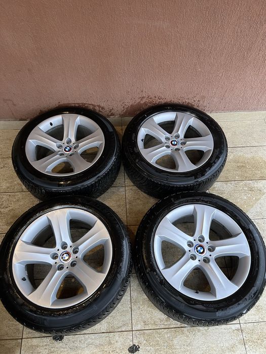 Jante r19 in 2 latimi cu anvelope de iarna michelin bmw x5 / x6