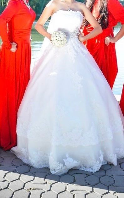 Свадебное платье шикарное