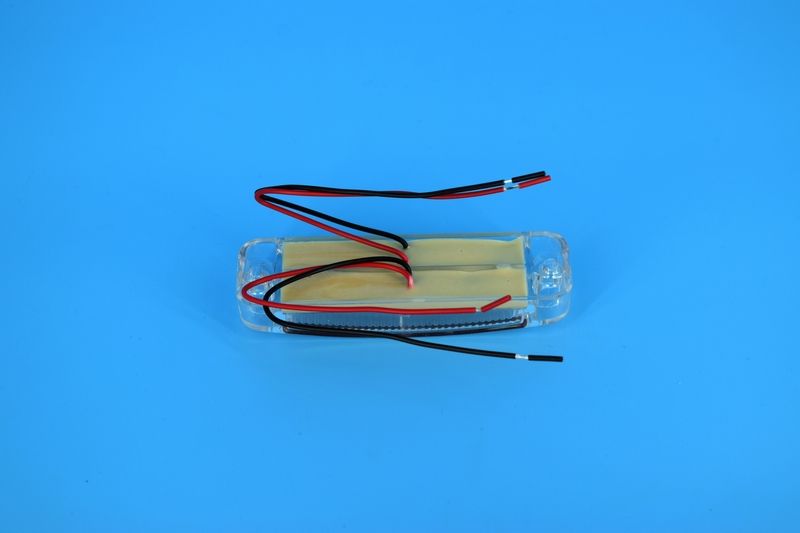 Lampa laterala cu LED 12-24V ALB - ROSU