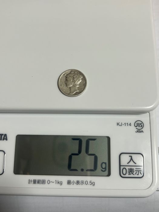 Mercury dime S серебро