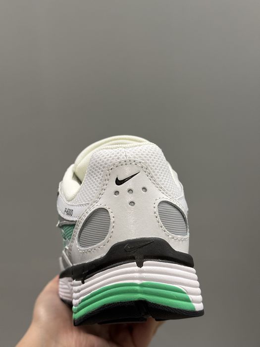 Кроссовки Nike p-6000  white/green