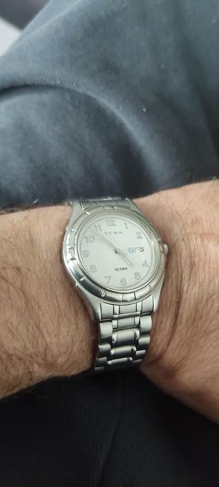 Рядък YEMA Marine 100m – Seiko Era – Сапфир кристал и масивна ZRC верижка