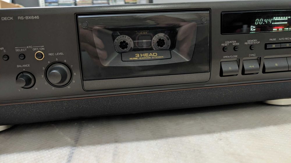 Deck Technics RS-BX646 3 capete, bias reglabil, perfect functional, sau Deck Technics RS-BX501 Autorevers, cu test video!