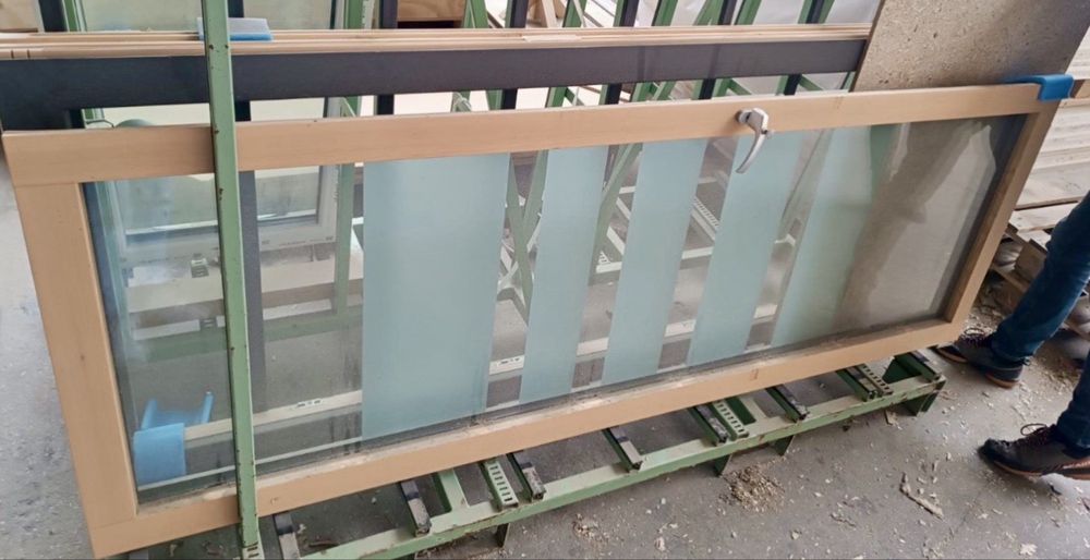USA TERASA LEMN ALU TRIPAN Germania balcon antracit H 247 x L 930 Produs NOU cu garantie