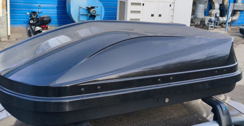 Автобокс 450 л. + рейлинги
