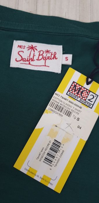 Saint Barth MC2 Cotton Mens Size S  НОВО!  ОРИГИНАЛ! Мъжка Тениска!