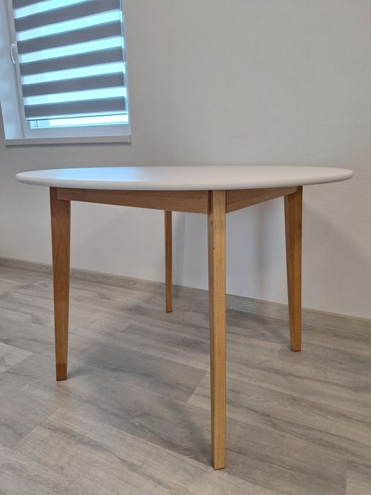 Masa de bucatarie 105 cm diametru, blat MDF