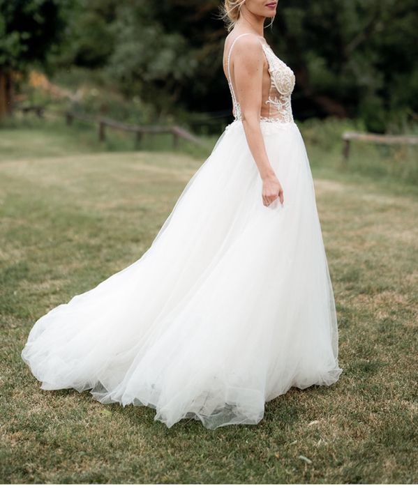 Булчинска рокля на Romantika fashion София Борисова размер С