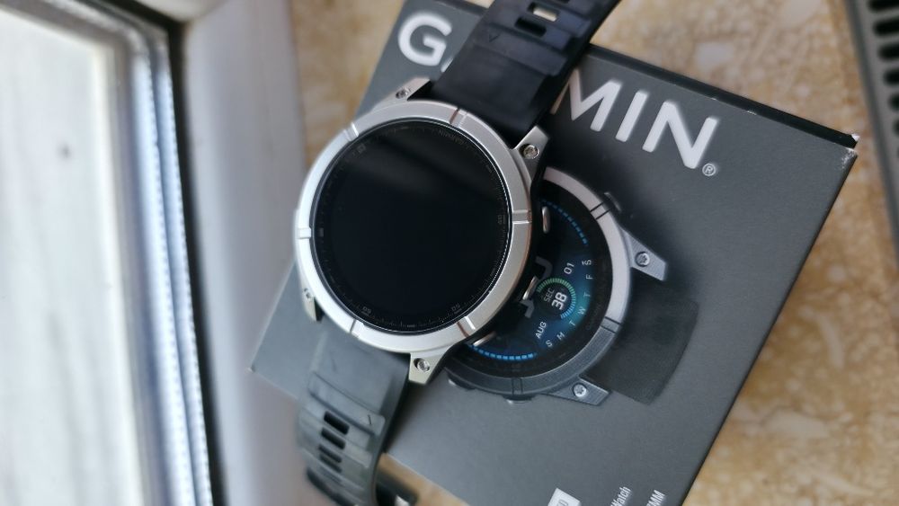 Smartwatch Garmin Fenix E AMOLED, Silver, 47mm