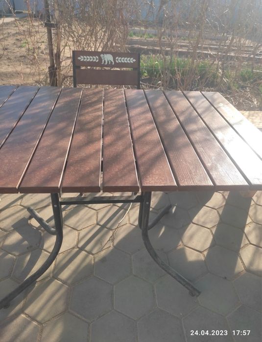 Летник 1 стол 4 стуля !!! Комплект