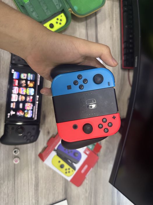 Nintendo Switch Oled Чипованный 64+256 gb МЕГА Комплект!