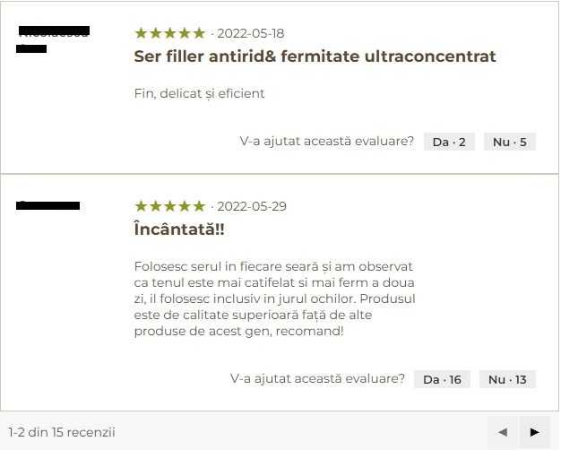 Ser Filler Antirid & Fermitate ultra-concentrat (Yves Rocher)