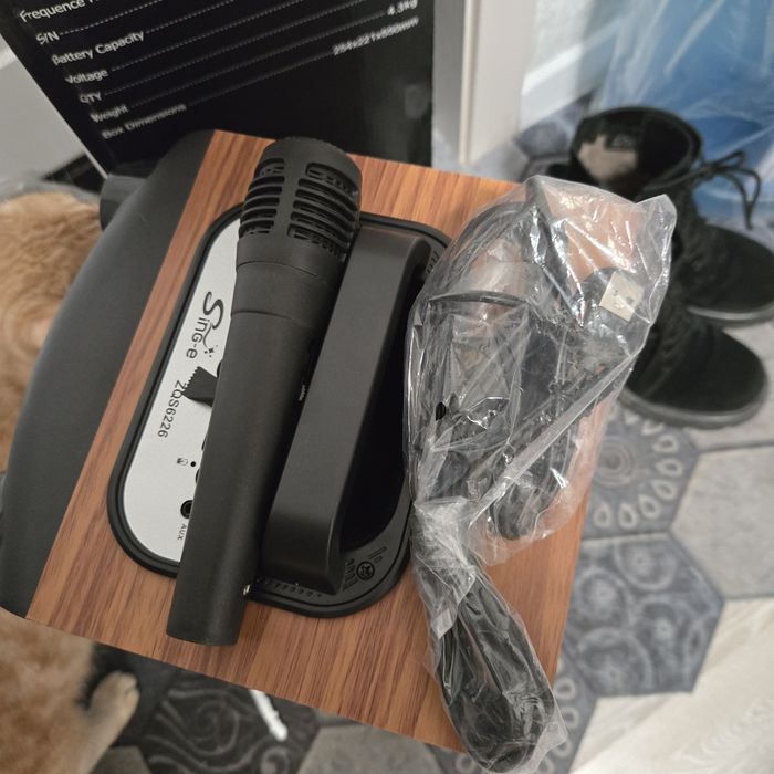 колонка Sing-e zqs 6226 с микрофоном